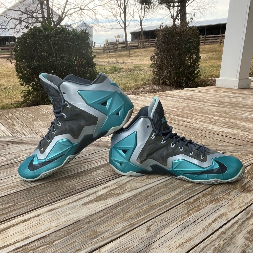Nike LeBron 11 'Armory Slate' - Size Men’s 11.5 - Picture 4 of 10
